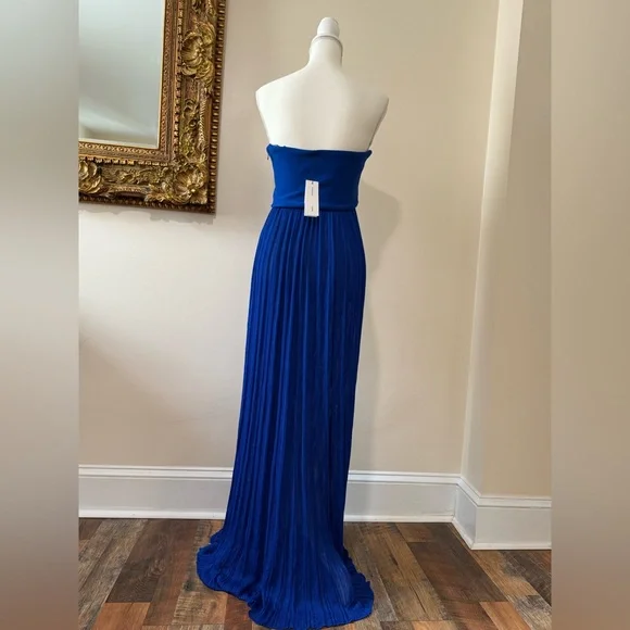 proenza schouler blue strapless dress Dakota Johnson Blue Dress 'Materialists' · Seek Outfit – Seek to Shop ·  Style Seen on Screen main image 1